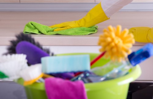 Clearing furniture and household waste in an East London home