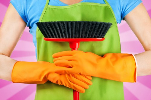 Local office cleaning service in E1 maintaining a reception area