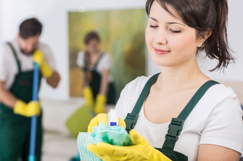 Detailed oven cleaning service in E1 for a commercial kitchen